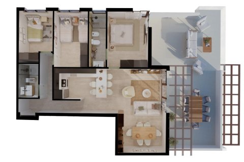 Wohnung zum Verkauf in Almeria, Spanien 3 Schlafzimmer, 94 m2 Nr. 141649 - Foto 28