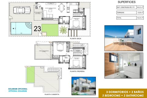 Villa zum Verkauf in Vistabella, Alicante, Spanien 3 Schlafzimmer, 100 m2 Nr. 189677 - Foto 3