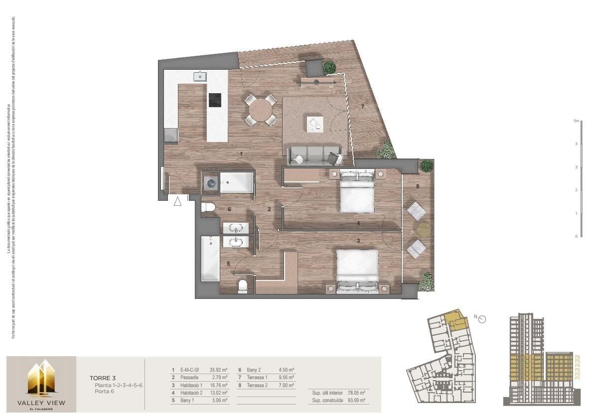 Apartament w Principado De Andorra (Ninguna Poblacion Tiene C.P.), Lleida, Hiszpania 2 sypialnie, 111 mkw. nr 178921