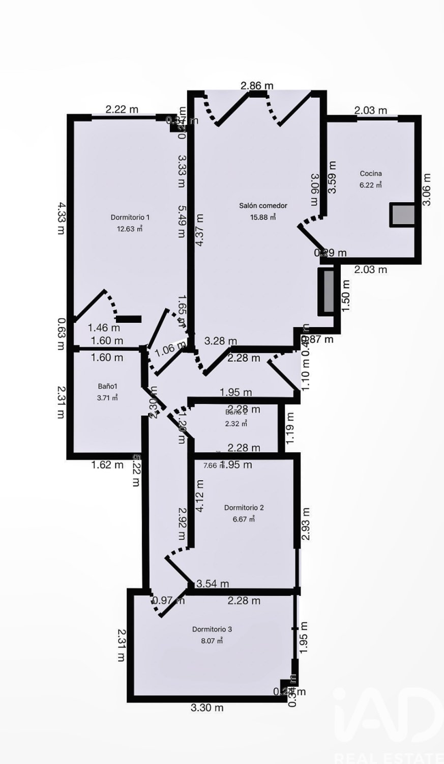 Apartment à Miramar, Valencia, Espagne 3 chambres, 86 m2 No. 184656