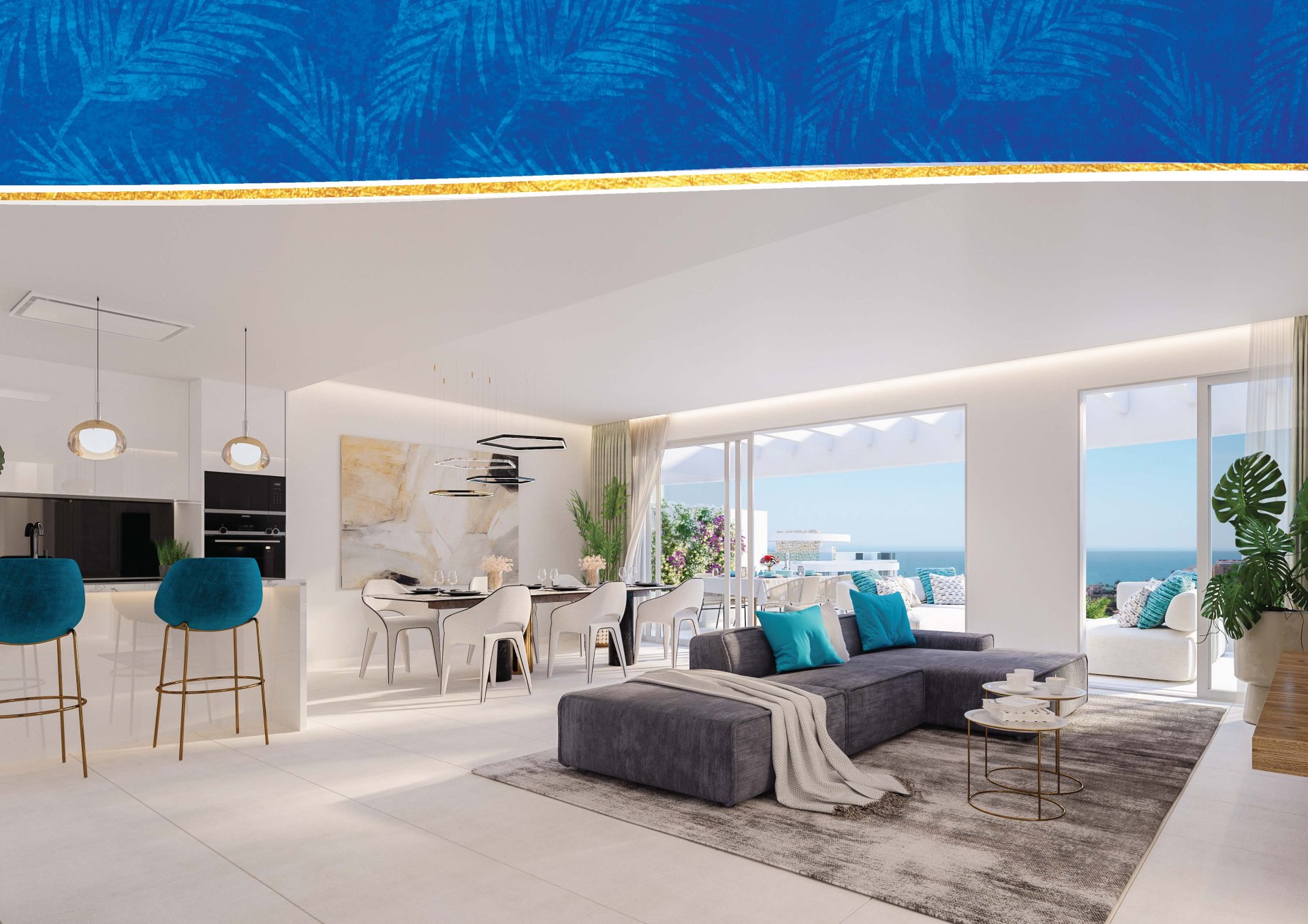 Wohnung in Mijas, Malaga, Spanien 3 Schlafzimmer, 131 m2 Nr. 149228