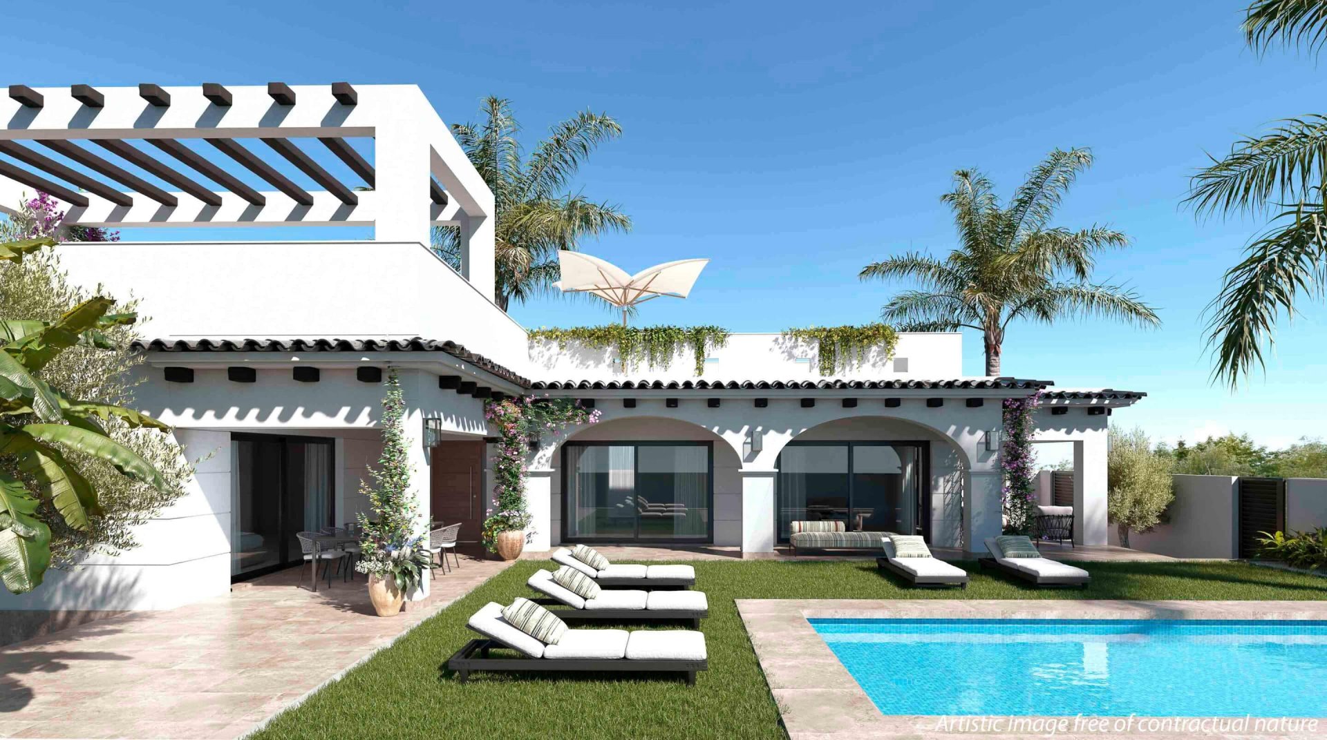 Villa a Ciudad Quesada, Alicante, Spagna 3 camere da letto, 174 mq. N° 133824