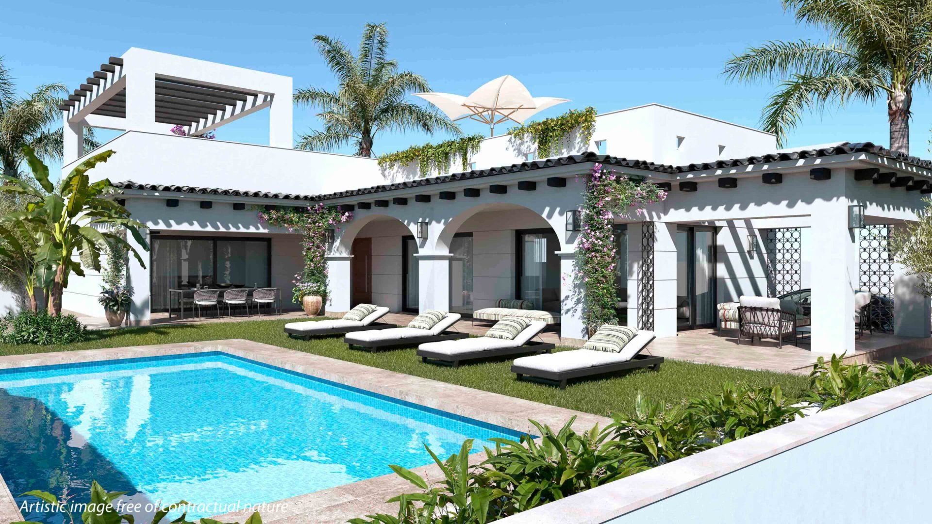 Villa a Ciudad Quesada, Alicante, Spagna 3 camere da letto, 174 mq. N° 133824