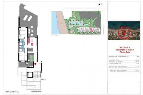 Tontti myytävänä Denia, Alicante, Espanja, 2 makuuhuonetta, 81 m2 No. 116589 - kuva 7