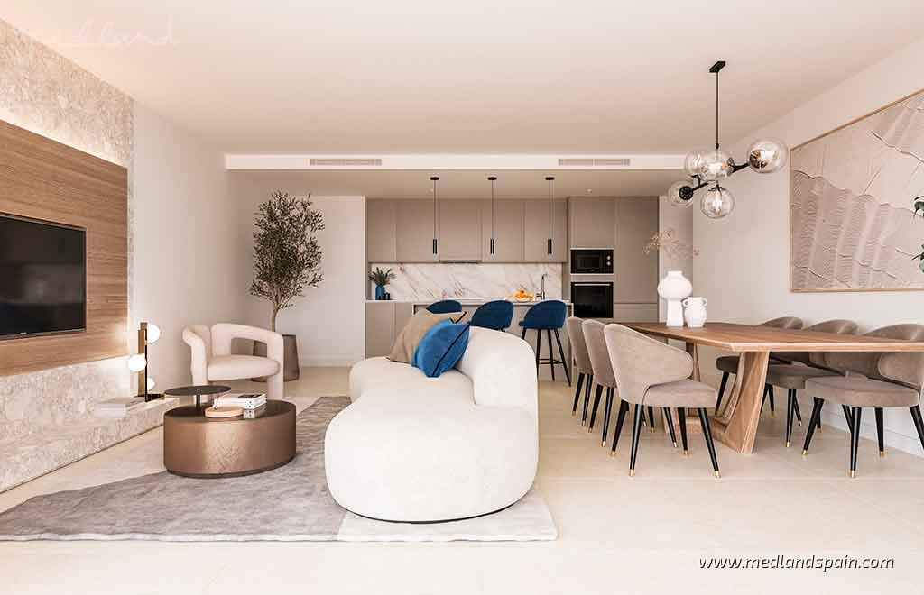 Apartamento en Estepona, Málaga, España 3 dormitorios, 122 m2 No. 155803