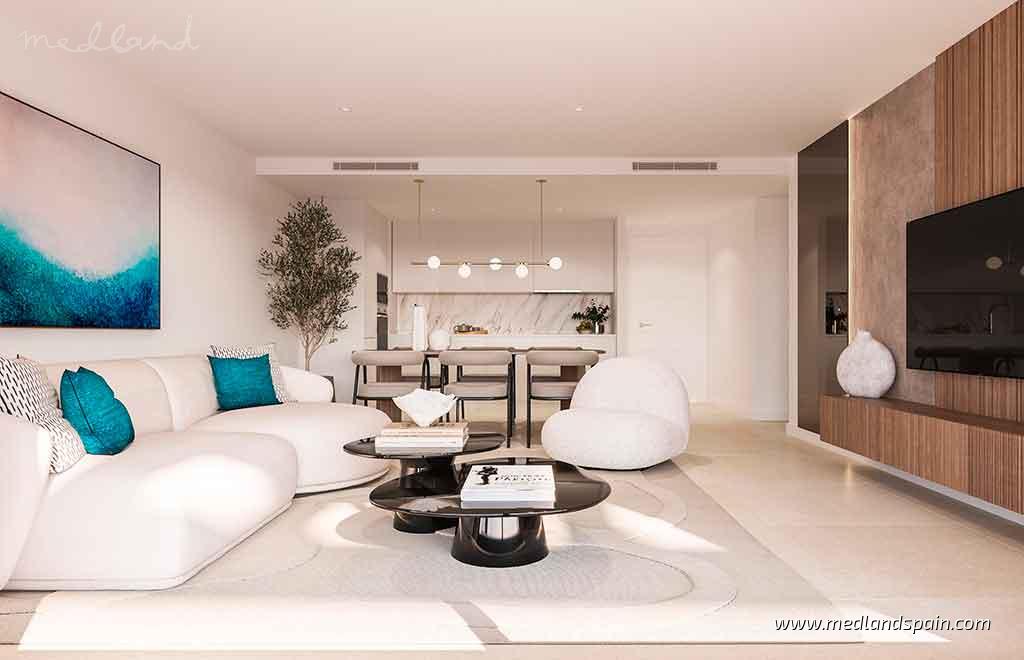 Apartamento en Estepona, Málaga, España 3 dormitorios, 122 m2 No. 155803