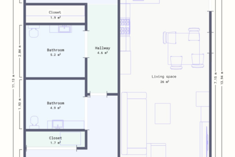 Продажа квартиры Аликанте, Испания 2 спальни, 71м2 №139968 - фото 26