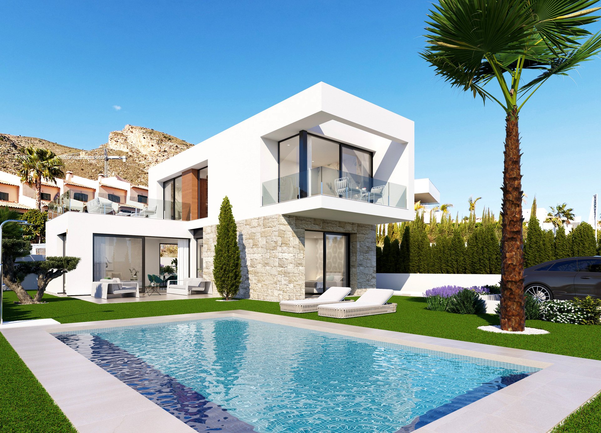 Villa en Finestrat, Alicante, España 4 dormitorios, 571 m2 No. 178190