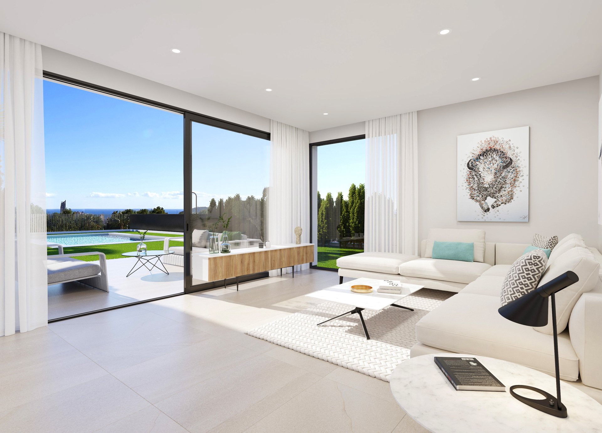 Villa en Finestrat, Alicante, España 4 dormitorios, 571 m2 No. 178190