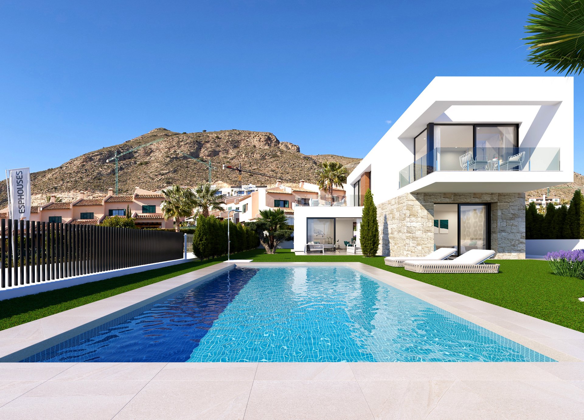 Villa en Finestrat, Alicante, España 4 dormitorios, 571 m2 No. 178190