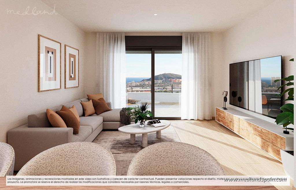 Dzīvoklis Finestrat, Alicante, Spānijā 3 istabas, 116 m2 Nr. 192958