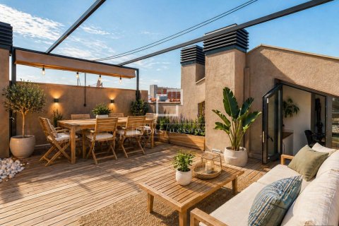 Penthouse in Barcelona, Spain 3 bedrooms, 128 sq.m. No. 166320