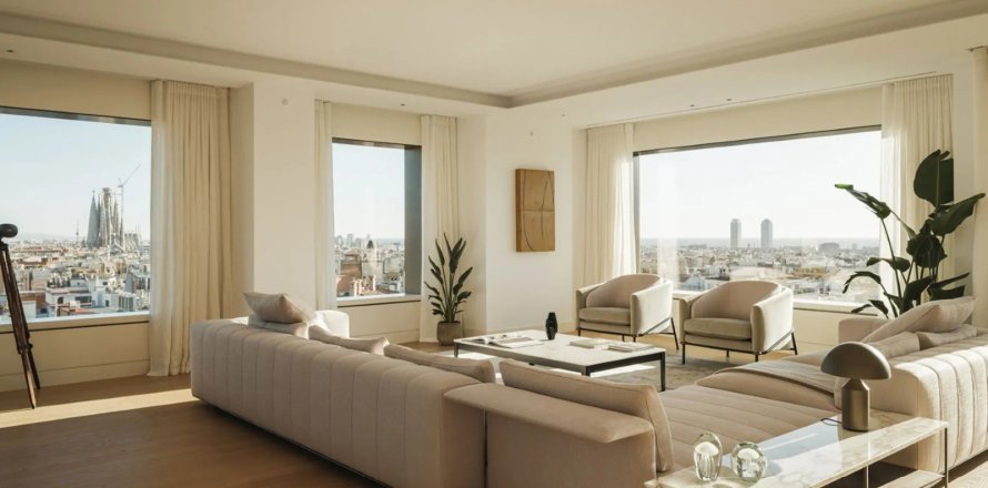 Lägenhet i Barcelona, Spanien 3 sovrum, 220 kvm. Nr. 148866