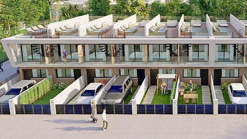 Villetta a schiera a Gran Alacant, Alicante, Spagna 2 camere da letto, 119 mq. N° 103680