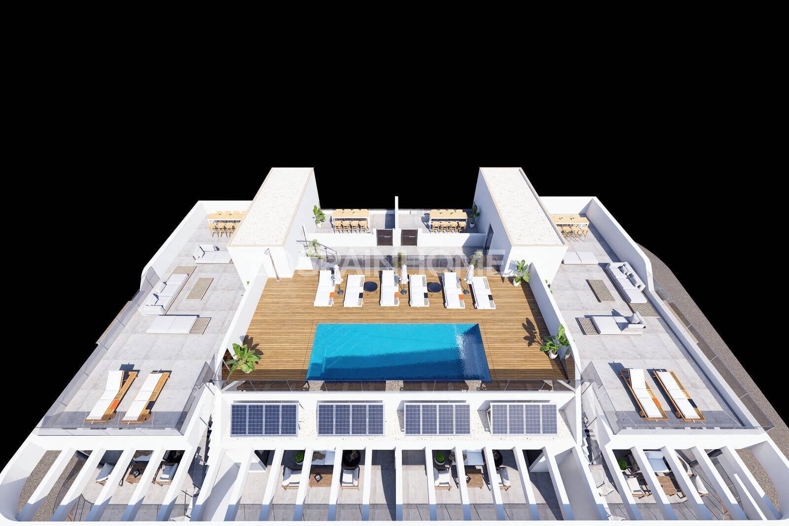 Penthäuser in Benijofar, Alicante, Spanien 3 Schlafzimmer, 86 m2 Nr. 155499