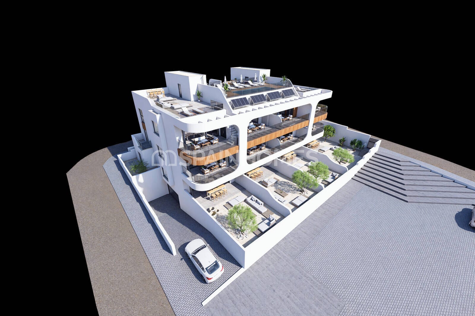 Penthäuser in Benijofar, Alicante, Spanien 3 Schlafzimmer, 86 m2 Nr. 155499