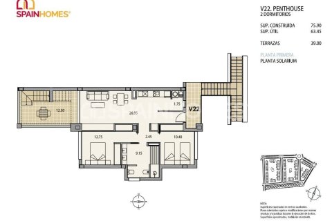 Lägenhet till salu i Cartagena, Murcia, Spanien 3 sovrum, 100 kvm. Nr. 155500 - foto 24