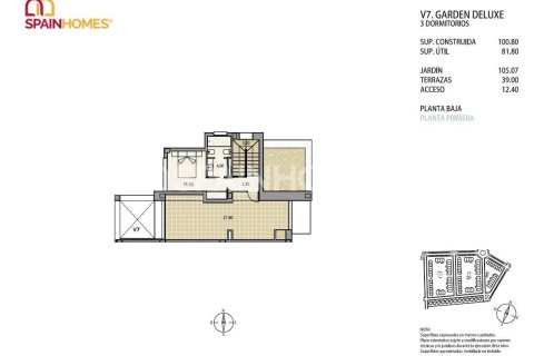 Lägenhet till salu i Cartagena, Murcia, Spanien 3 sovrum, 100 kvm. Nr. 155500 - foto 30