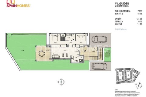 Lägenhet till salu i Cartagena, Murcia, Spanien 3 sovrum, 100 kvm. Nr. 155500 - foto 28