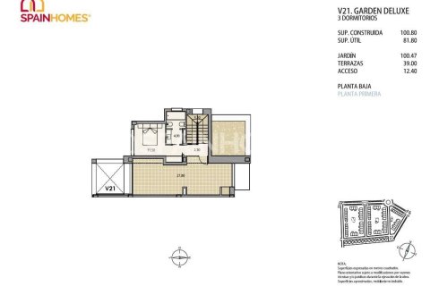 Lägenhet till salu i Cartagena, Murcia, Spanien 3 sovrum, 100 kvm. Nr. 155500 - foto 23