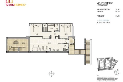Lägenhet till salu i Cartagena, Murcia, Spanien 3 sovrum, 100 kvm. Nr. 155500 - foto 26