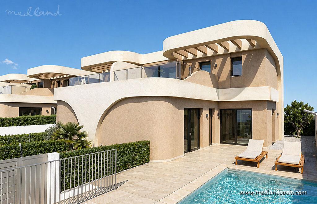 Villa a Daya Nueva, Alicante, Spagna 3 camere da letto, 109 mq. N° 166146