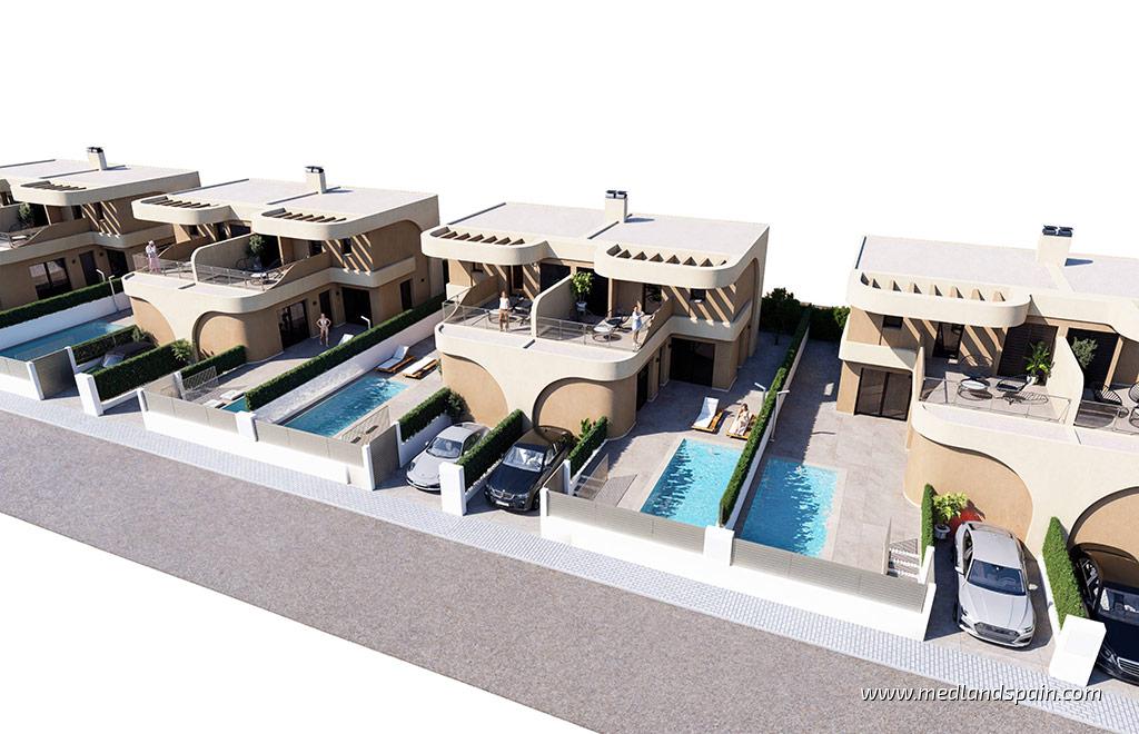 Villa a Daya Nueva, Alicante, Spagna 3 camere da letto, 109 mq. N° 166146