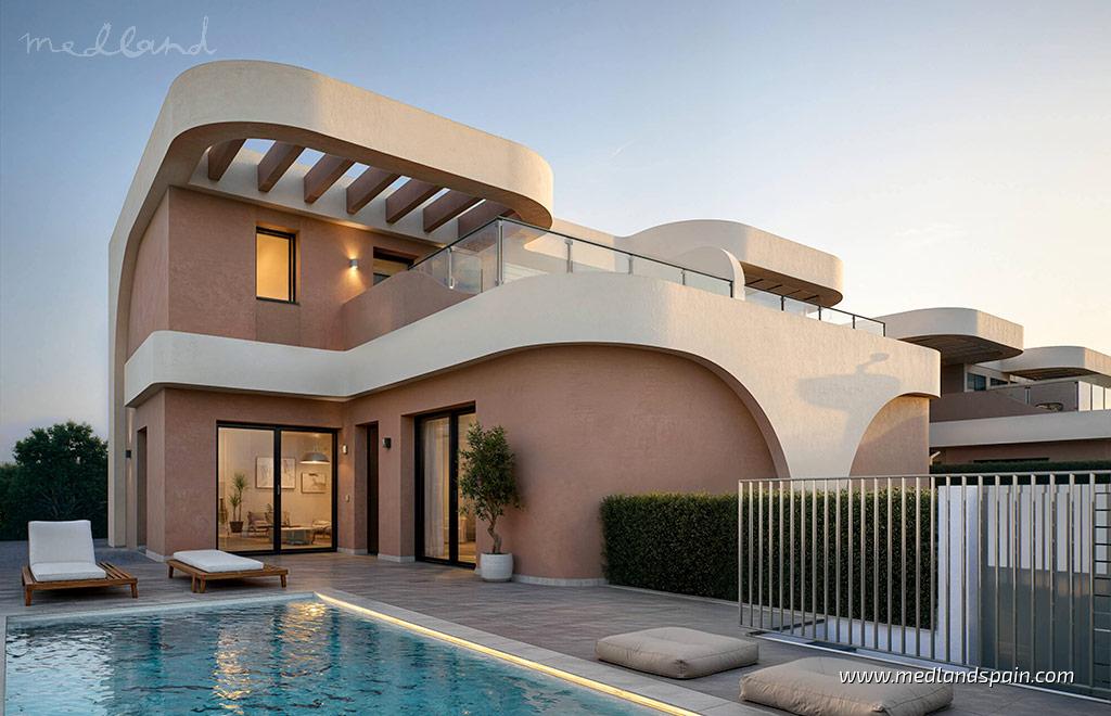 Villa a Daya Nueva, Alicante, Spagna 3 camere da letto, 109 mq. N° 166146