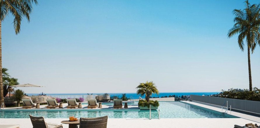 Huoneisto Mijas Costa, Malaga, Espanja 3 makuuhuonetta, 128 m2 No. 166150