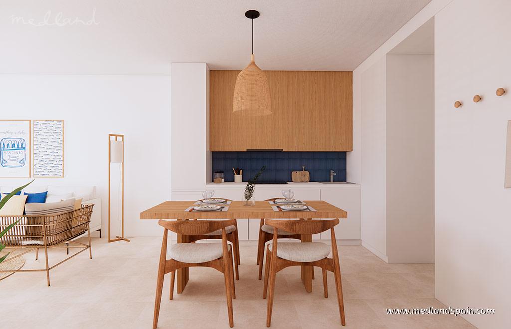 Apartament w Torre de la Horadada, Alicante, Hiszpania 1 sypialnia, 55 mkw. nr 148499