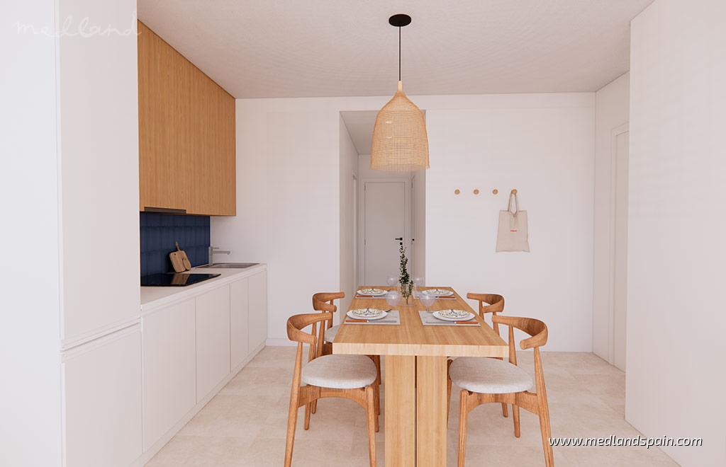 Apartament w Torre de la Horadada, Alicante, Hiszpania 1 sypialnia, 55 mkw. nr 148499