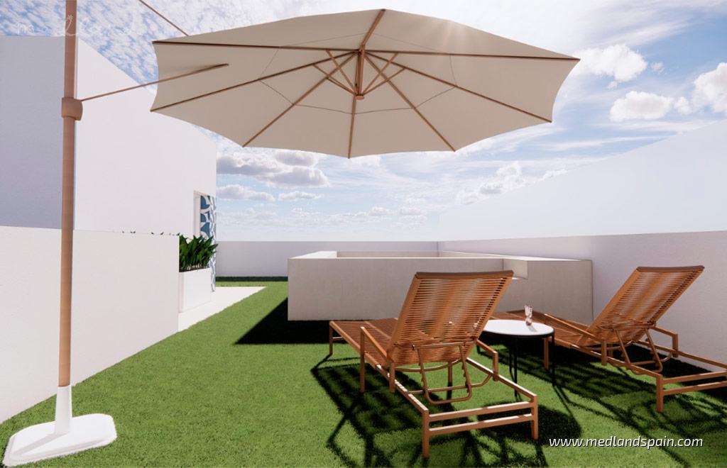 Apartament w Torre de la Horadada, Alicante, Hiszpania 1 sypialnia, 55 mkw. nr 148499