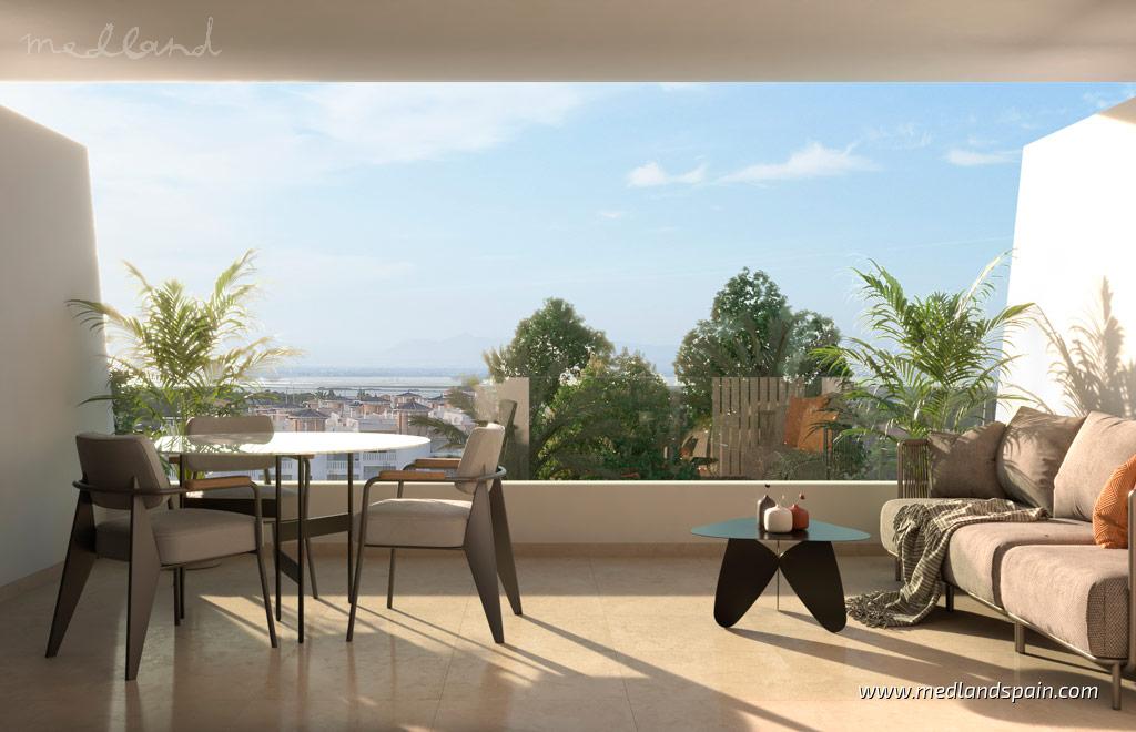 Apartament w La Marina, Alicante, Hiszpania 2 sypialnie, 78 mkw. nr 148496