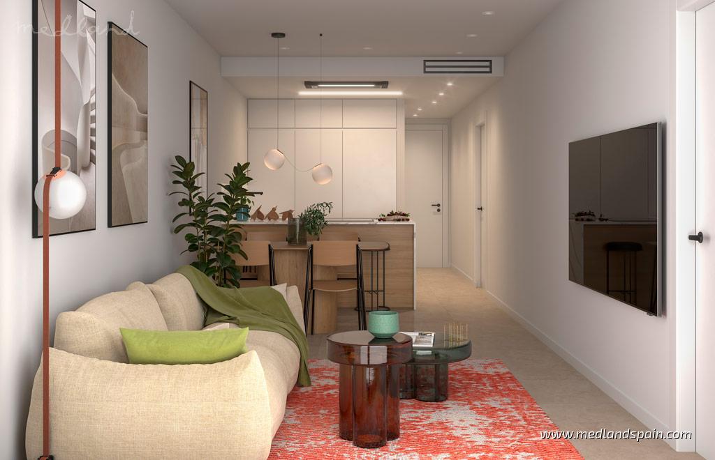 Apartament w La Marina, Alicante, Hiszpania 2 sypialnie, 78 mkw. nr 148496