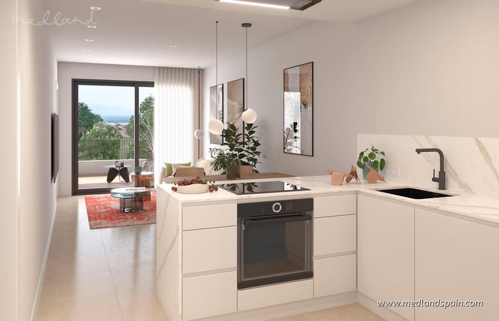 Apartament w La Marina, Alicante, Hiszpania 2 sypialnie, 78 mkw. nr 148496
