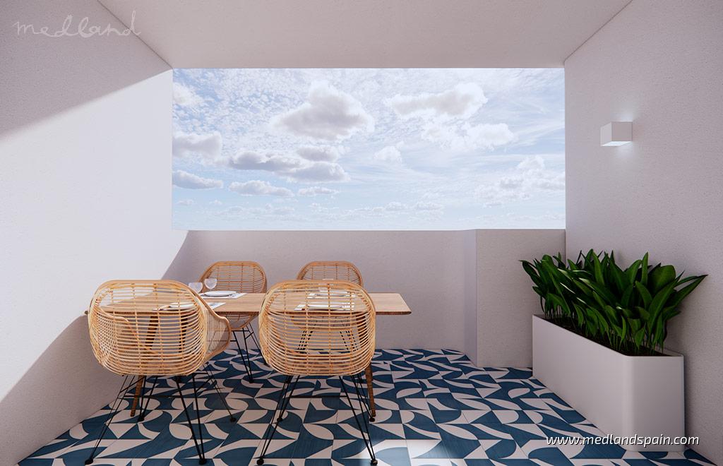 Apartament w Torre de la Horadada, Alicante, Hiszpania 2 sypialnie, 73 mkw. nr 148500
