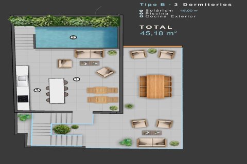 Huoneisto myytävänä Torrevieja, Alicante, Espanja, 3 makuuhuonetta, 124 m2 No. 161226 - kuva 18