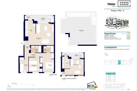 Wohnung zum Verkauf in Alicante, Spanien 3 Schlafzimmer, 98 m2 Nr. 176361 - Foto 17