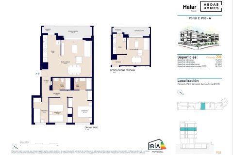 Wohnung zum Verkauf in Alicante, Spanien 3 Schlafzimmer, 98 m2 Nr. 176361 - Foto 16