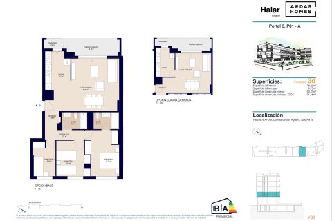 Wohnung zum Verkauf in Alicante, Spanien 3 Schlafzimmer, 98 m2 Nr. 176361 - Foto 18