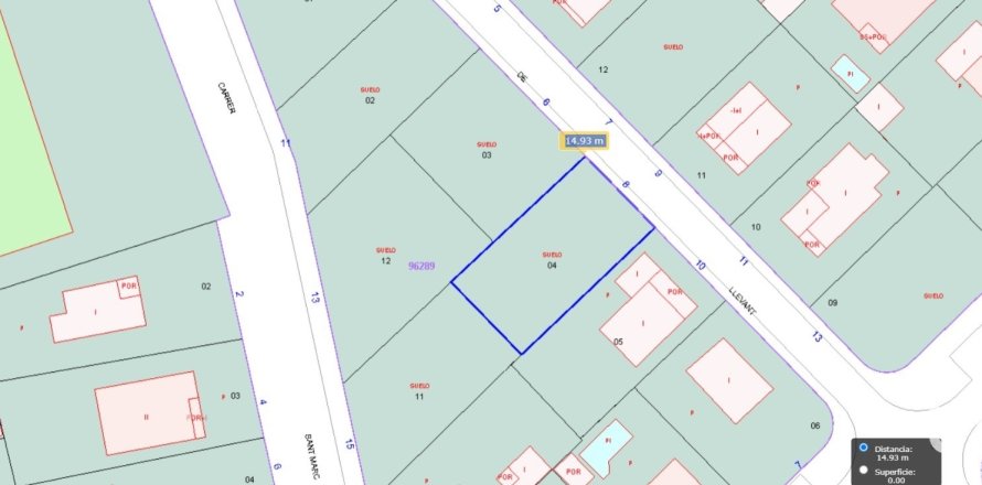 Land plot in Sant Jaume dels Domenys, Tarragona, Spain 412 sq.m. No. 186029
