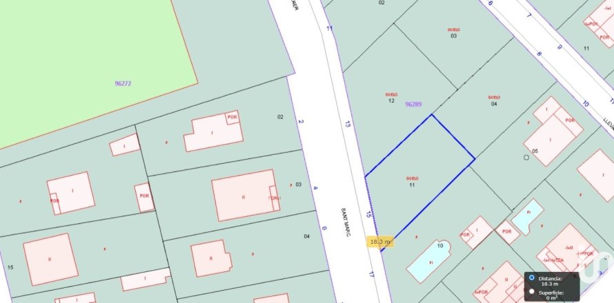 Land plot in Sant Jaume dels Domenys, Tarragona, Spain 414 sq.m. No. 186028