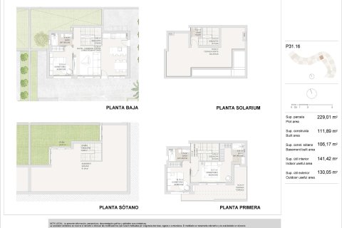 Villa en venta Torre-Pacheco, Murcia, España 3 dormitorios, 217 m2 No. 135239 - foto 12