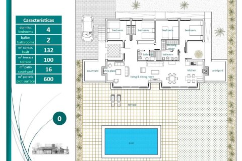 Huvila myytävänä Sucina, Murcia, Espanja, 4 makuuhuonetta, 132 m2 No. 135242 - kuva 14