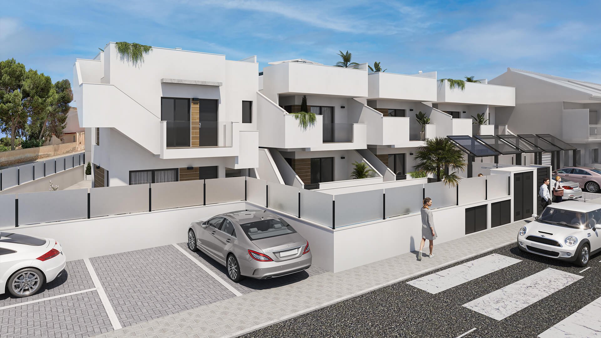 Bungalow i Villas Joblan 2, San Pedro del Pinatar, Murcia, Spanien 1 sovrum, 53.9 kvm. Nr. 148436