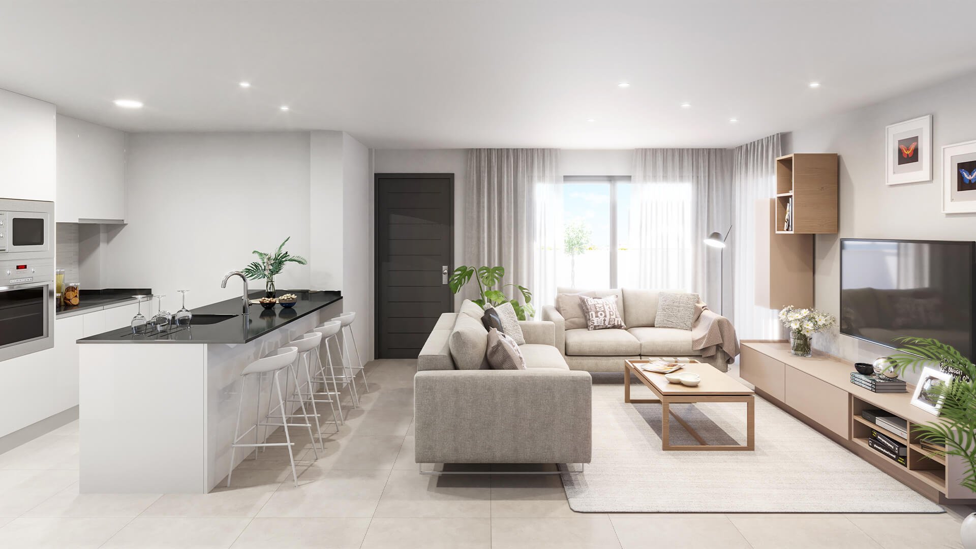 Bungalow i Villas Joblan 2, San Pedro del Pinatar, Murcia, Spanien 1 sovrum, 53.9 kvm. Nr. 148436