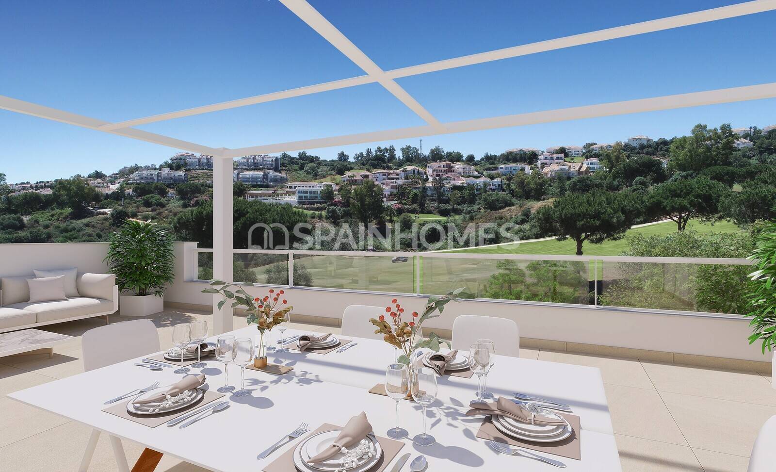 Apartment in Mijas, Malaga, Spain 2 bedrooms, 88 sq.m. No. 104414