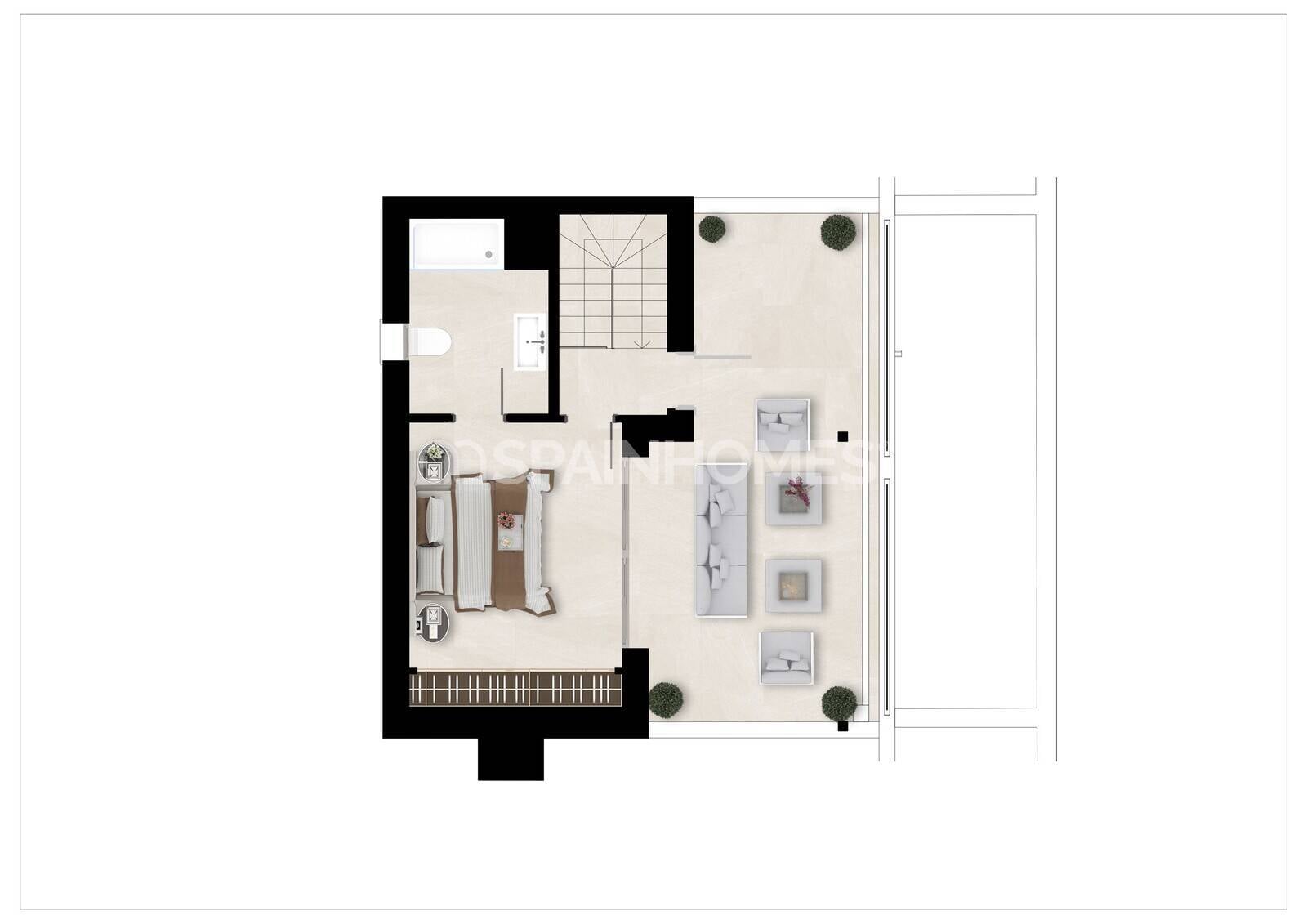 Apartment in Mijas, Malaga, Spain 2 bedrooms, 88 sq.m. No. 104414