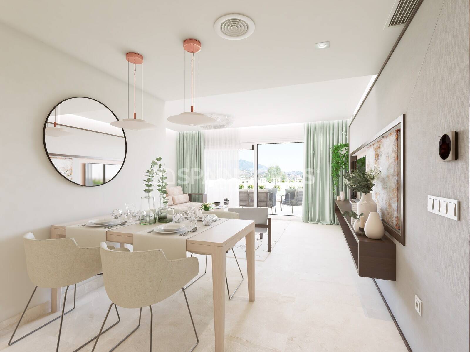 Apartment in Mijas, Malaga, Spain 2 bedrooms, 88 sq.m. No. 104414