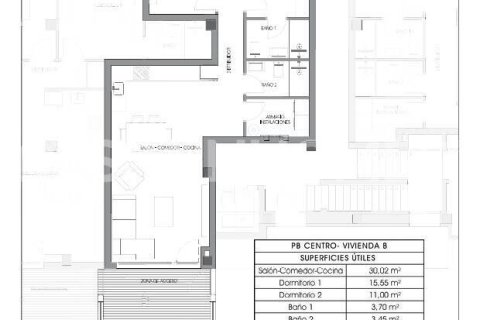 Apartamento en venta en Villajoyosa, Alicante, España 3 dormitorios, 110 m2 No. 177903 - foto 21